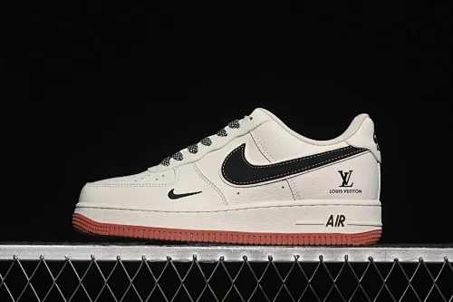 All categories Nk Air Force 1 Air Force series Nk Air Force 1 Low Air Force low-top Nike Air Force 1'07 Low LV joint beige black hook raw rubber Air Force 1 low-top casual sneakers CS5288-020